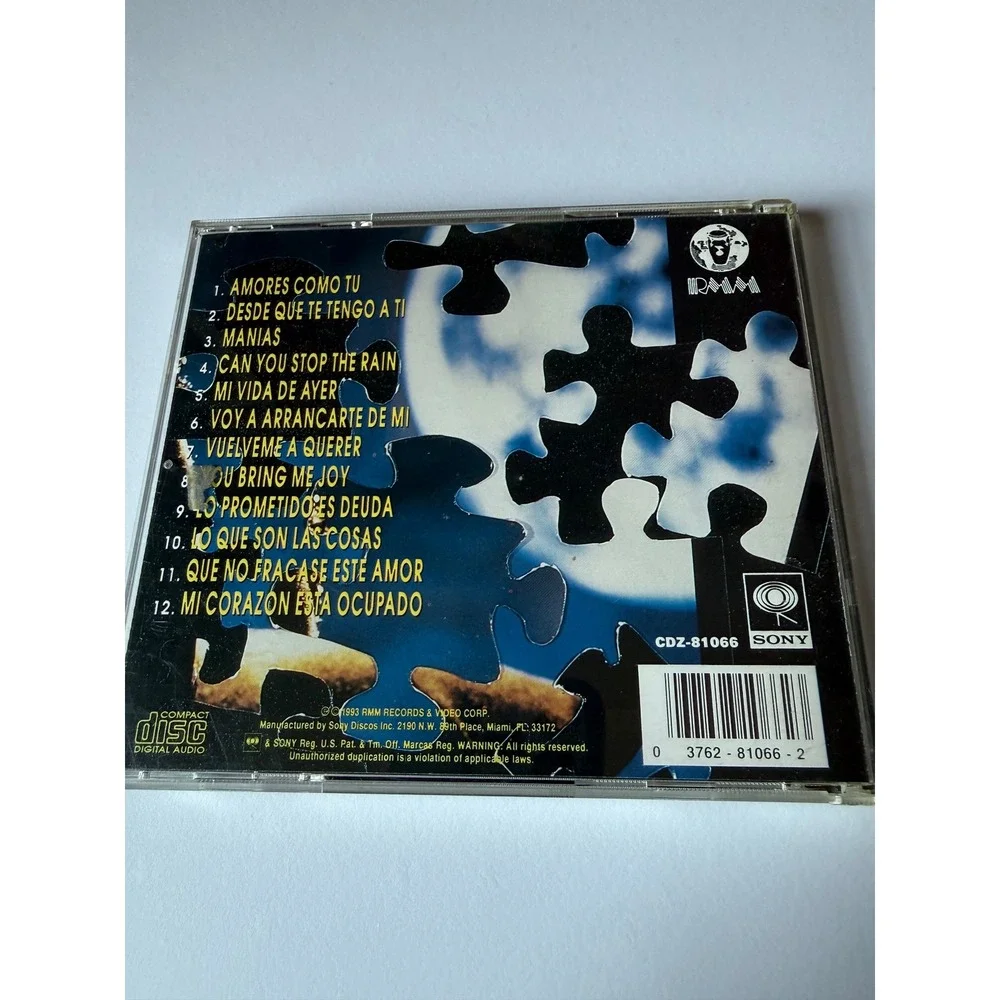 Tito Nieves Rompecabeza The Puzzle CD 1993 Salsa RMM Sony CDZ-81066 Latin Music